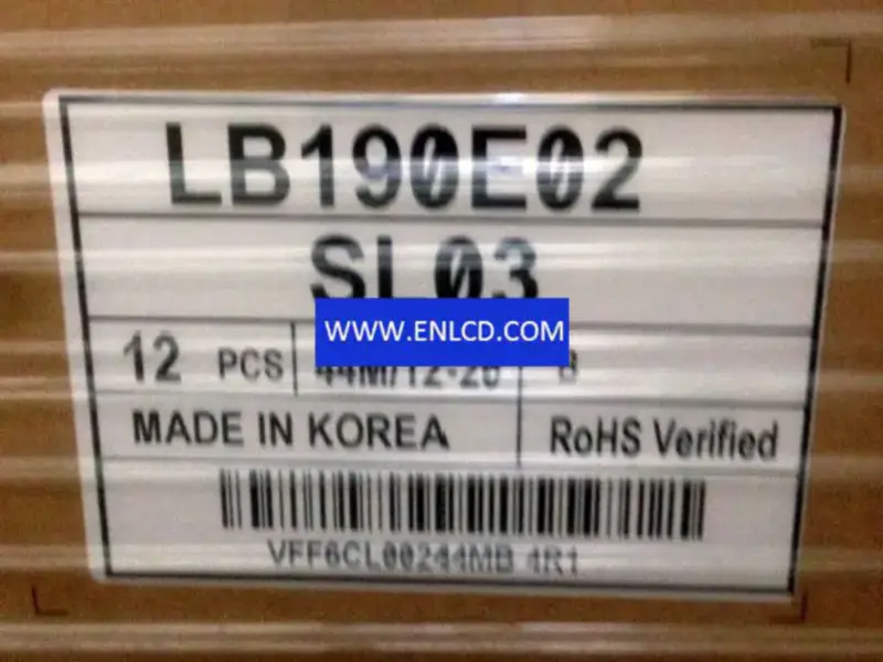Reemplazo del panel LCD de pantalla LG LB190E02-SL03 para aplicaciones industriales