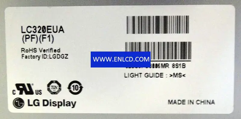 Remplacement du panneau LCD LC320EUA-PFF1 LG Display