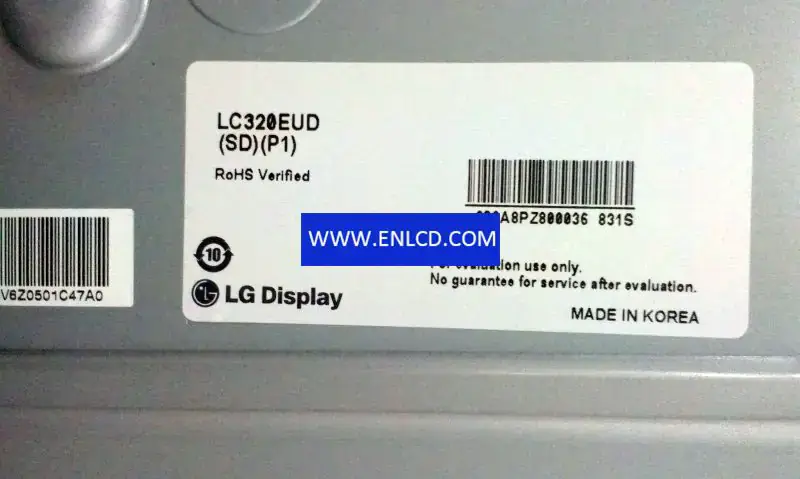 Remplacement du panneau LCD LC320EUD-SDP1 LG Display