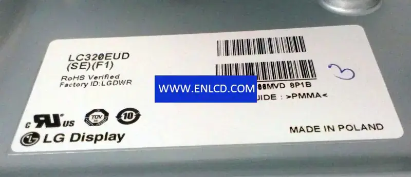 Remplacement du panneau LCD LC320EUD-SEF1 LG Display pour téléviseurs