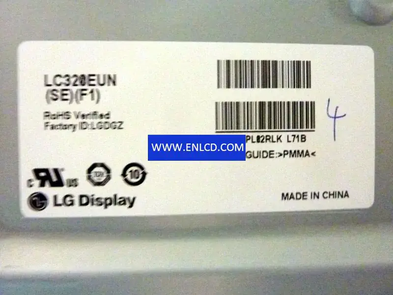 Remplacement du panneau LCD LC320EUN-SEF1 LG Display