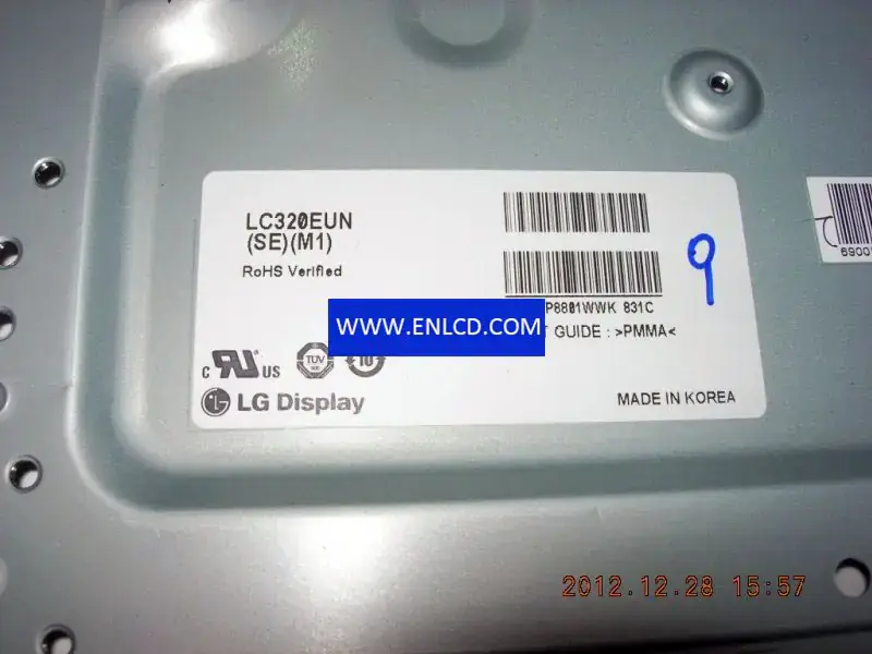 Remplacement du panneau LCD LC320EUN-SEM1 LG Display pour téléviseurs