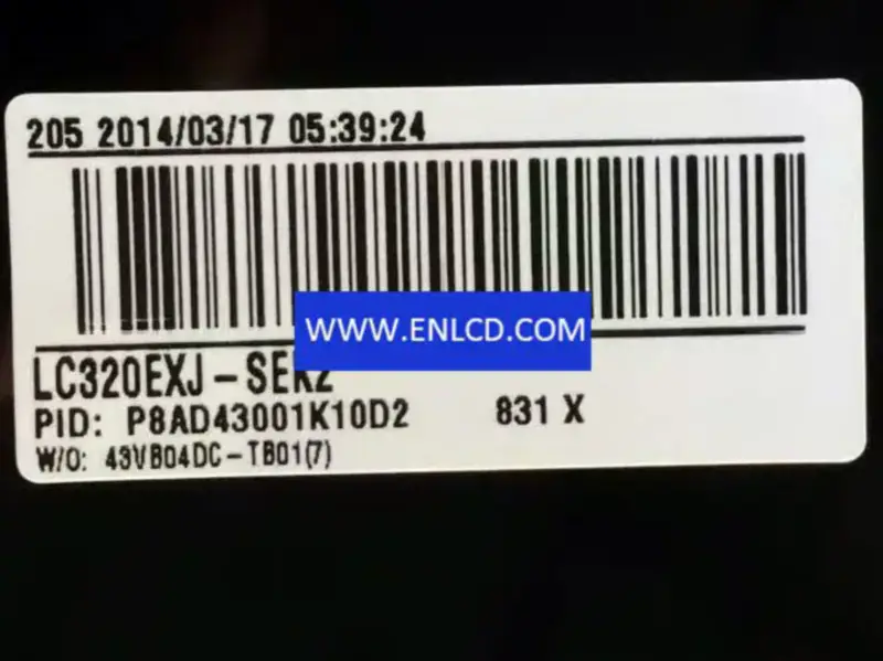 Remplacement du panneau LCD LC320EXJ-SEK2 LG Display