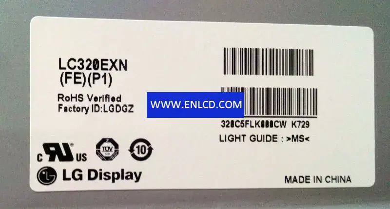Remplacement du panneau LCD LC320EXN-FEP1 LG Display pour téléviseurs