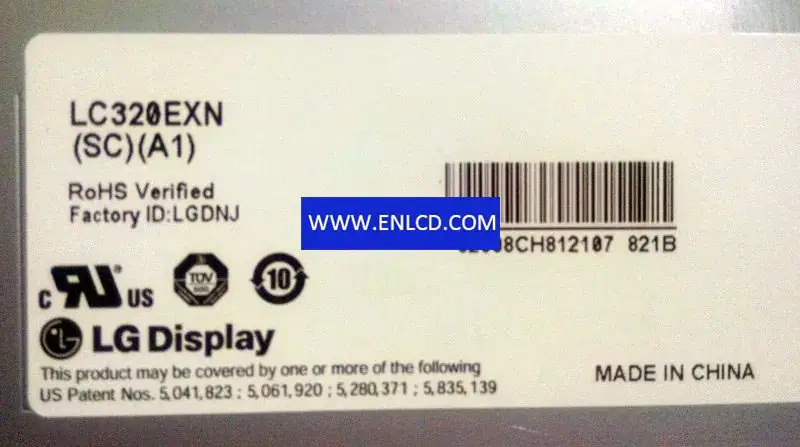 LC320EXN-SCA1 LG Display LCD panel replacement for TV Sets