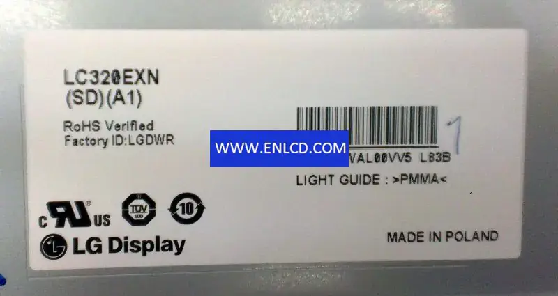 LC320EXN-SDA1 Замена ЖК-панели дисплея LG для сенсорной панели