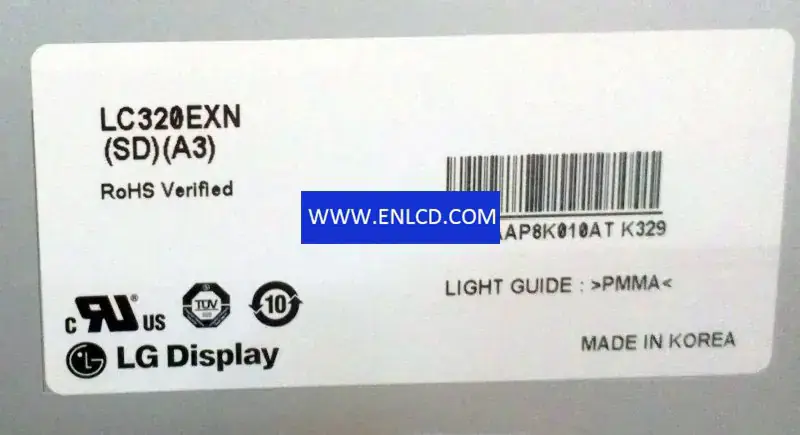 Remplacement du panneau LCD LC320EXN-SDA3 LG Display
