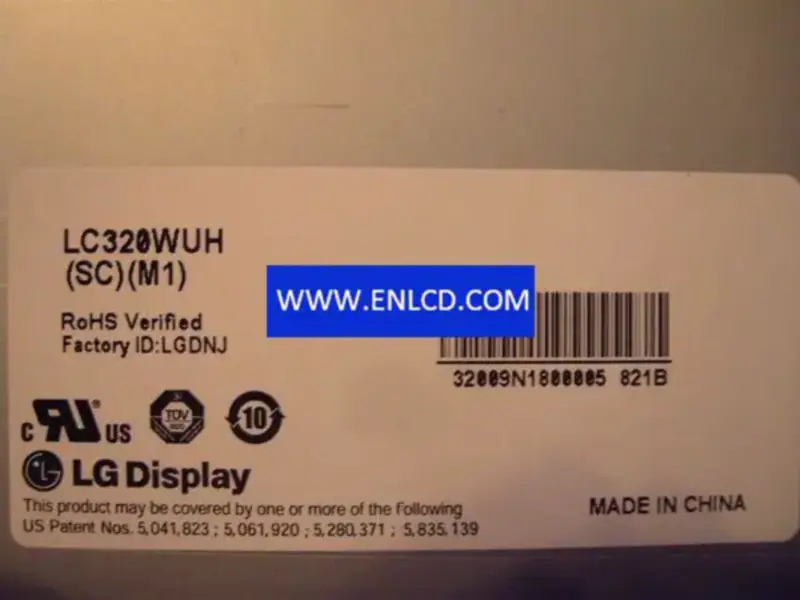 LC320WUH-SCM1 LG Display LCD panel replacement