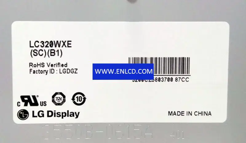 LC320WXE-SCB1 LG Display LCD panel replacement