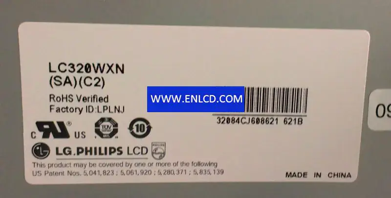 Remplacement du panneau LCD LC320WXN-SAC2 LG Display