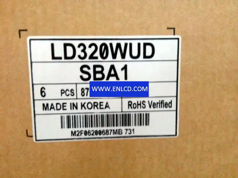 Remplacement du panneau LCD LD320WUD-SBA1 LG Display pour l'affichage numérique