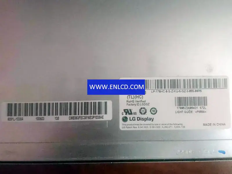 Remplacement du panneau LCD LG Display LM170E03-TLHC pour écran tactile