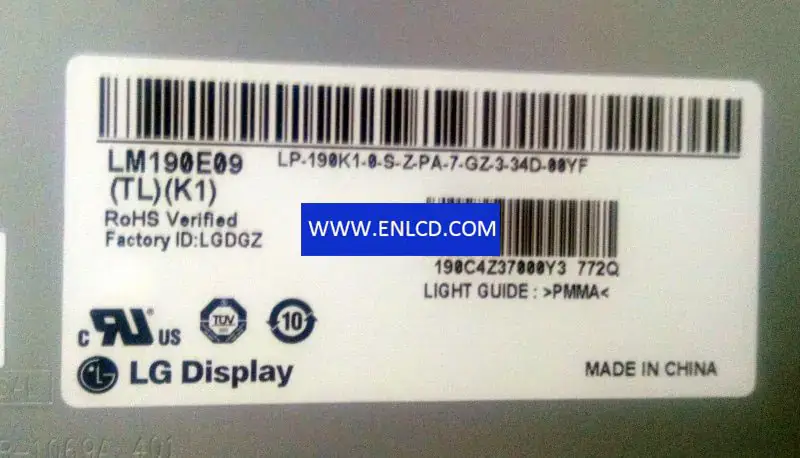 LM190E09-TLK1 Wymiana panelu LCD wyświetlacza LG