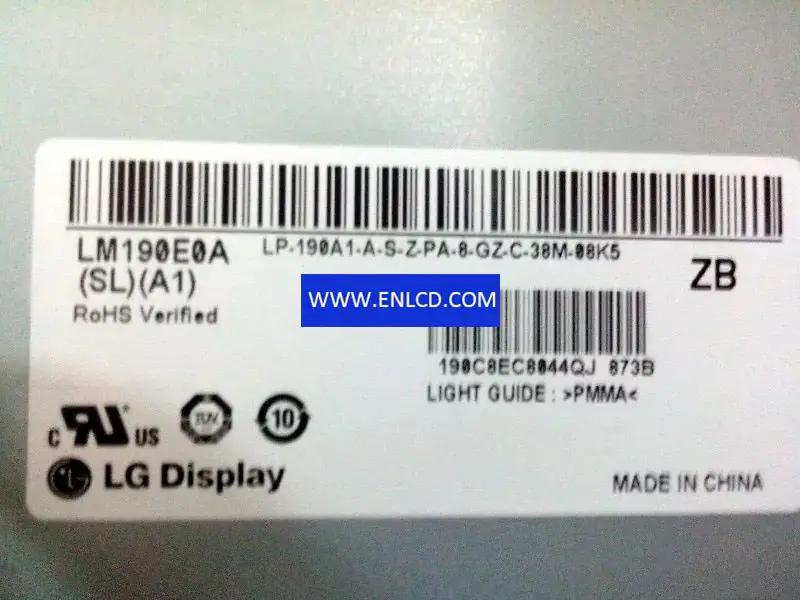 LG Display LM190E0A-SLA1 LCD panel Desktop Monitor
