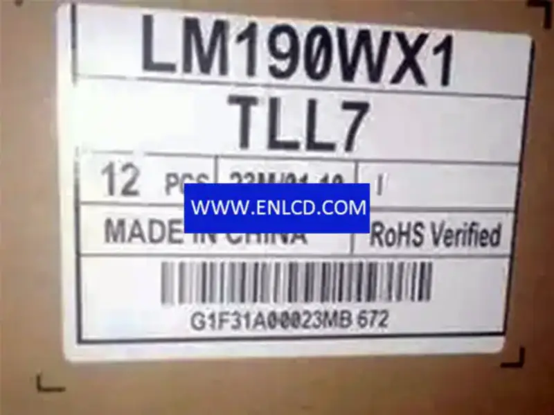 Display LG LM190WX1-TLL7 LCD