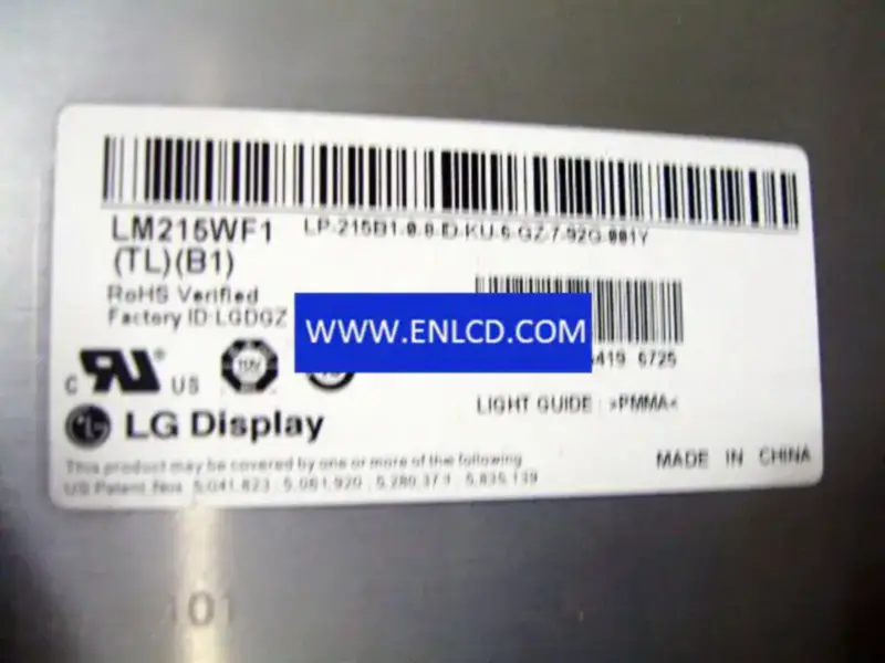 LG Display LM215WF1-TLB1 LCD