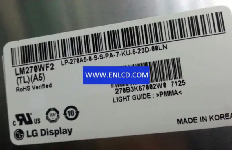 LG Display LM270WF2-TLA5 LCD