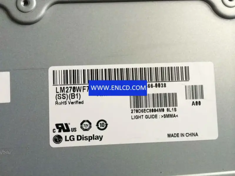 Sostituzione del pannello LCD del display LG LM270WF7-SSB1