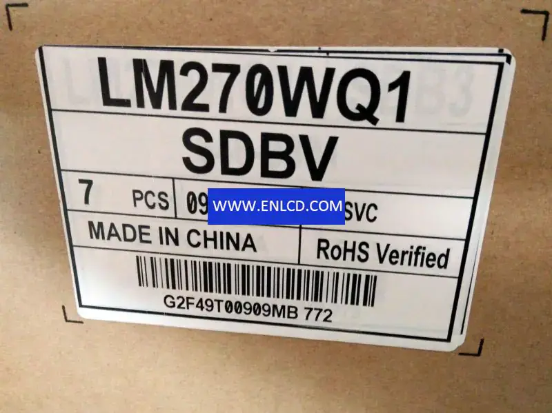 Remplacement du panneau LCD LM270WQ1-SDBV LG Display pour moniteur de bureau