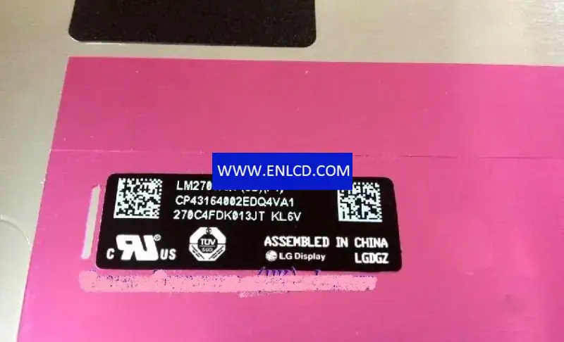 Remplacement du panneau LCD LM270WQ1-SDF1 LG Display