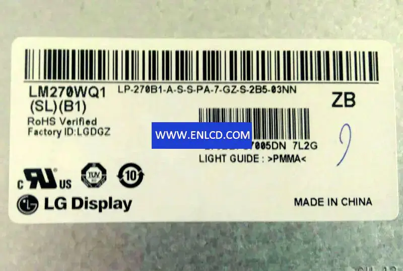 LG Display LM270WQ1-SLB1 LCD