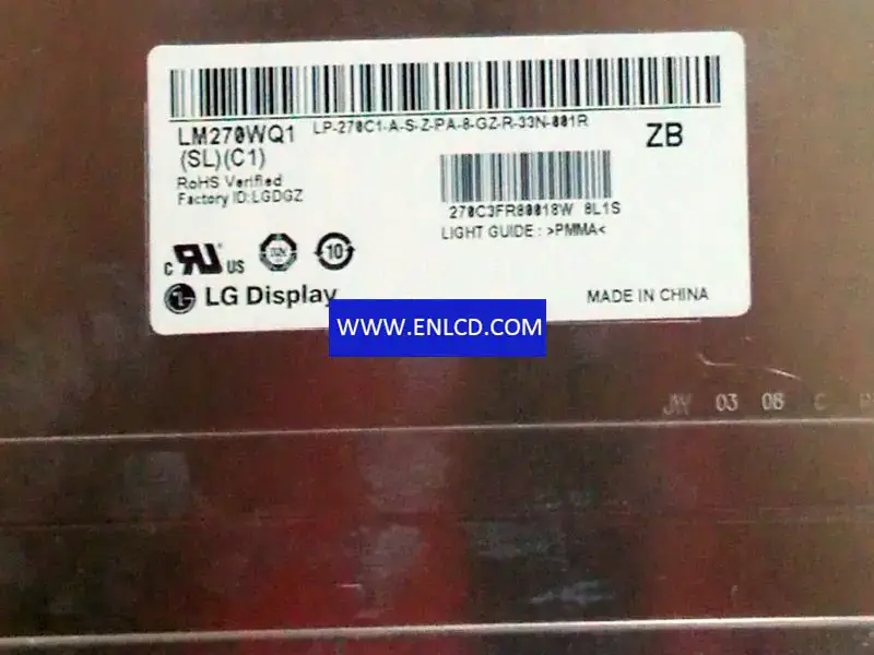 LG Display LM270WQ1-SLC1 LCD
