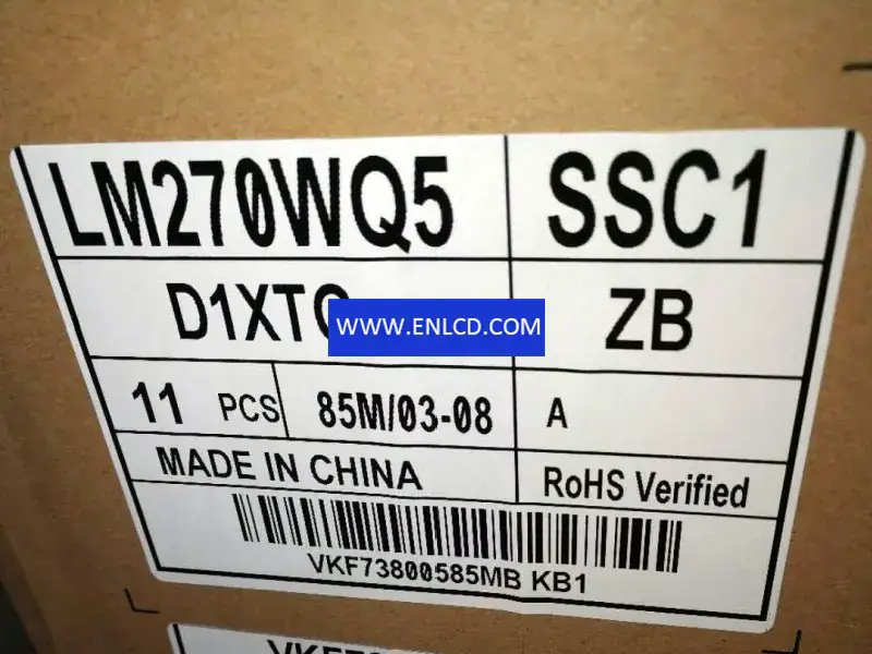 Sostituzione del pannello LCD del display LG LM270WQ5-SSC1