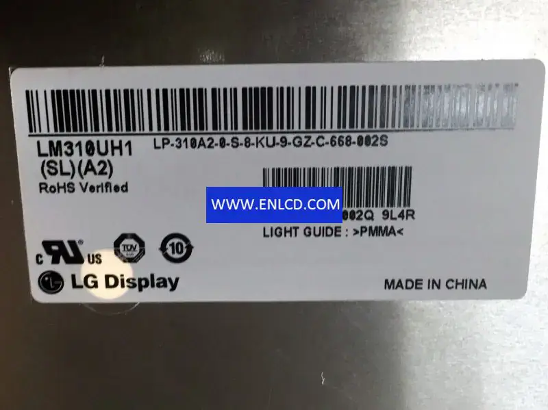 Remplacement du panneau LCD LM310UH1-SLA2 LG Display