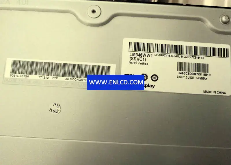 LM340WW1-SSC1 LG Display LCD panel replacement