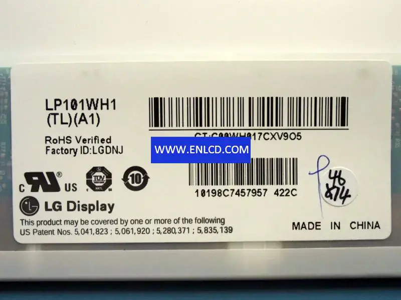 LG Display LP101WH1-TLA1 LCD panel