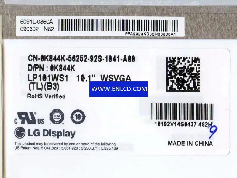 LG Display LP101WS1-TLB3 LCD panel