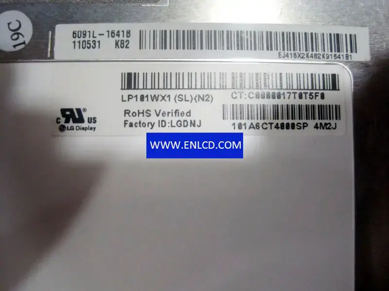 LP101WX1-SLN2 LG Display LCD-Panel Ersatz für Pad & Tablet