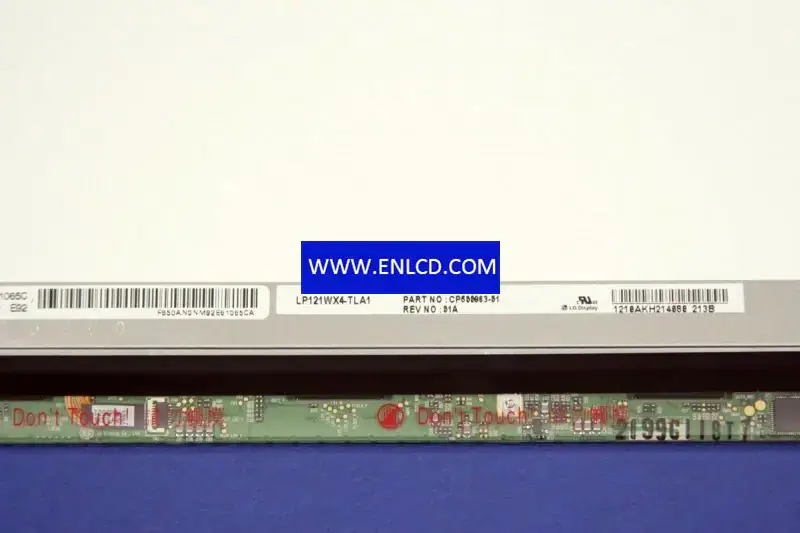 Remplacement du panneau LCD LP121WX4-TLA1 LG Display pour ordinateur portable