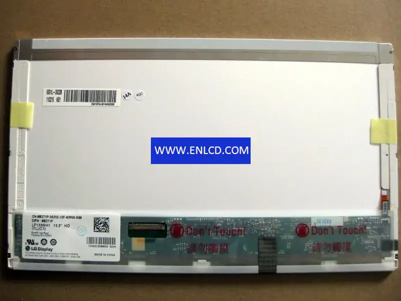 Remplacement du panneau LCD LP133WH1-TLC1 LG Display pour ordinateur portable
