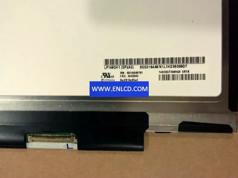 Remplacement du panneau LCD LP140QH1-SPA2 LG Display pour ordinateur portable