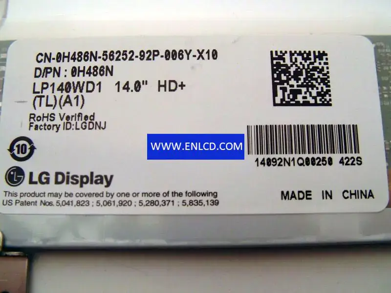 Sostituzione del pannello LCD del display LG LP140WD1-TLA1