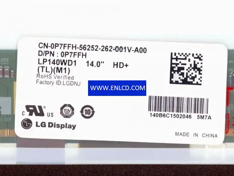 LP140WD1-TLM1 LG Display LCD panel replacement for Laptop