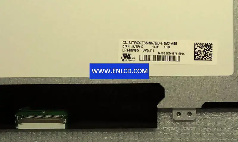 Remplacement du panneau LCD LP140WF5-SPJ1 LG Display pour ordinateur portable