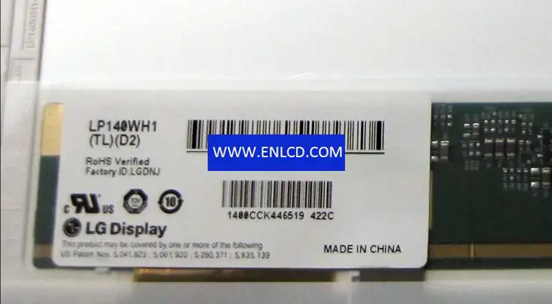 Sostituzione del pannello LCD del display LG LP140WH1-TLD2