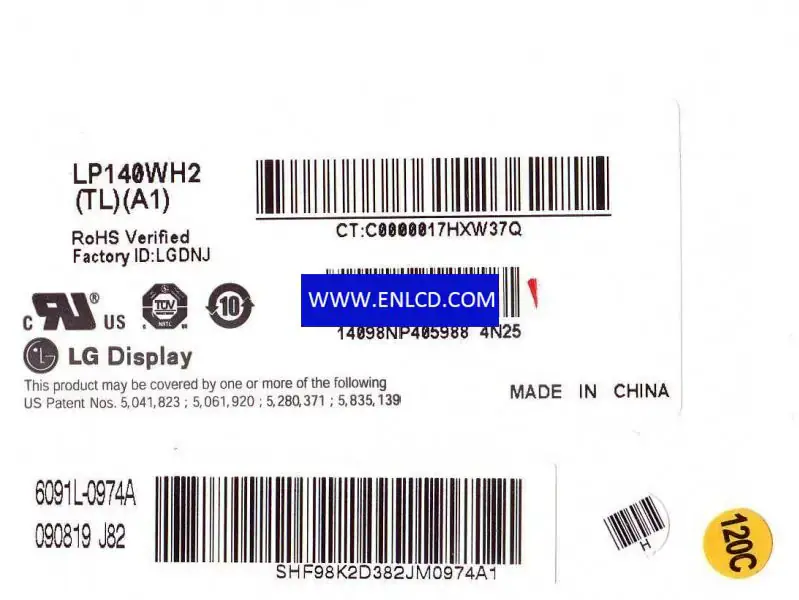 LG Display LP140WH2-TLA1 pannello LCD