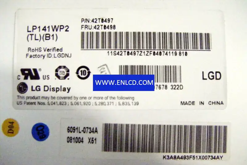 LG Display LP141WP2-TLB1 LCD