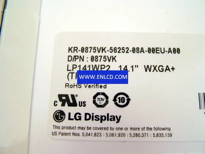 Remplacement du panneau LCD LP141WP2-TPA1 LG Display