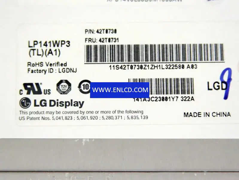 Sostituzione del pannello LCD del display LG LP141WP3-TLA1