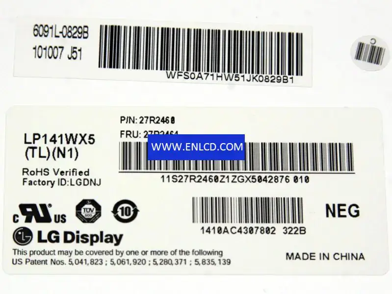 LG Display LP141WX5-TLN1 LCD panel