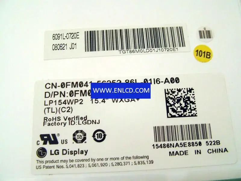 Substituição do painel LCD LP154WP2-TLC2 LG Display para laptop