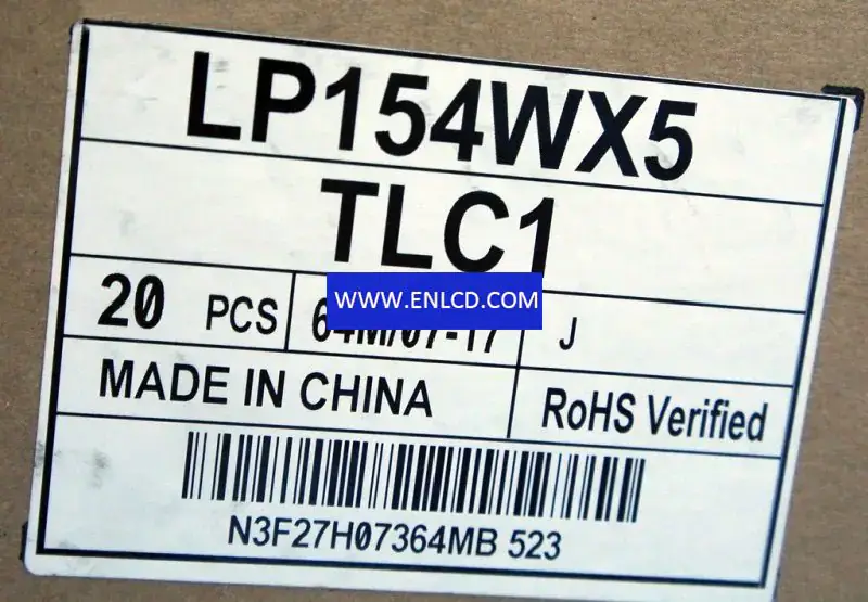 Remplacement du panneau LCD LP154WX5-TLC1 LG Display pour ordinateur portable