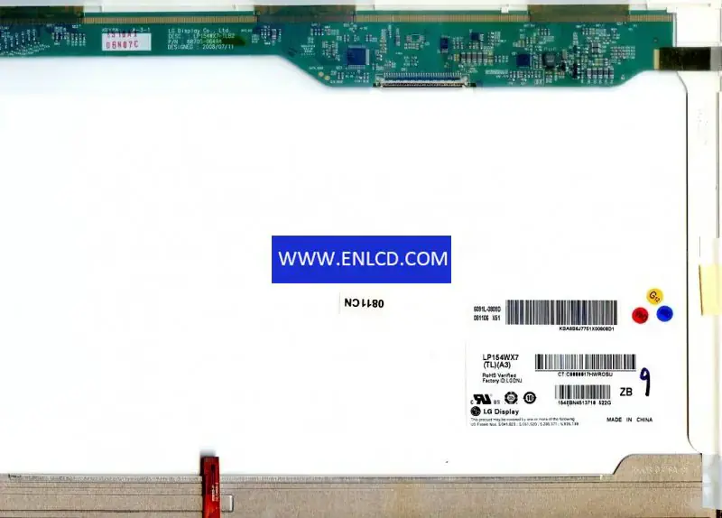 Remplacement du panneau LCD LP154WX7-TLA3 LG Display