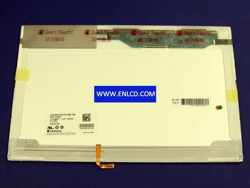 Remplacement du panneau LCD LP154WX7-TLB1 LG Display pour ordinateur portable