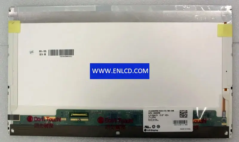 Remplacement du panneau LCD LP156WD1-TLB4 LG Display pour ordinateur portable