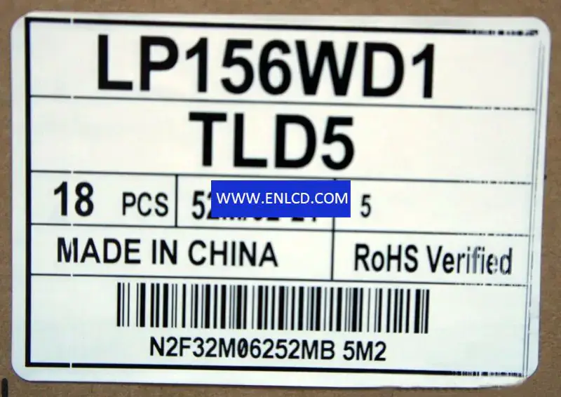 LP156WD1-TLD5 LG Display LCD panel replacement